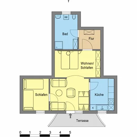 Ruhetal -ferienwohnung Mit Sonnenterasse Apartmán *